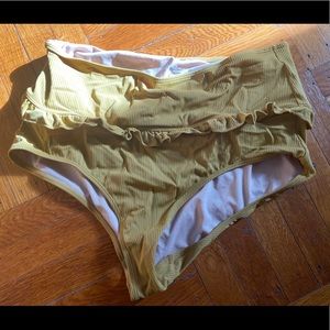 Kortni Jeane Mid Ruffle Bottoms XXL Bronze
